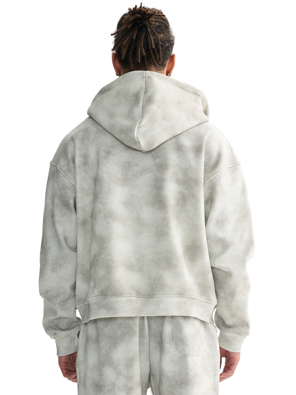 Dirty Washed Zip-Up Hoodie – Vintage Streetwear | Tapstitch-5